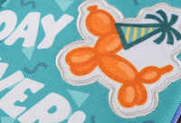 P.L.A.Y. Barkday Wishes birthday card showing treat pockets and interactive features for dogs to explore.
