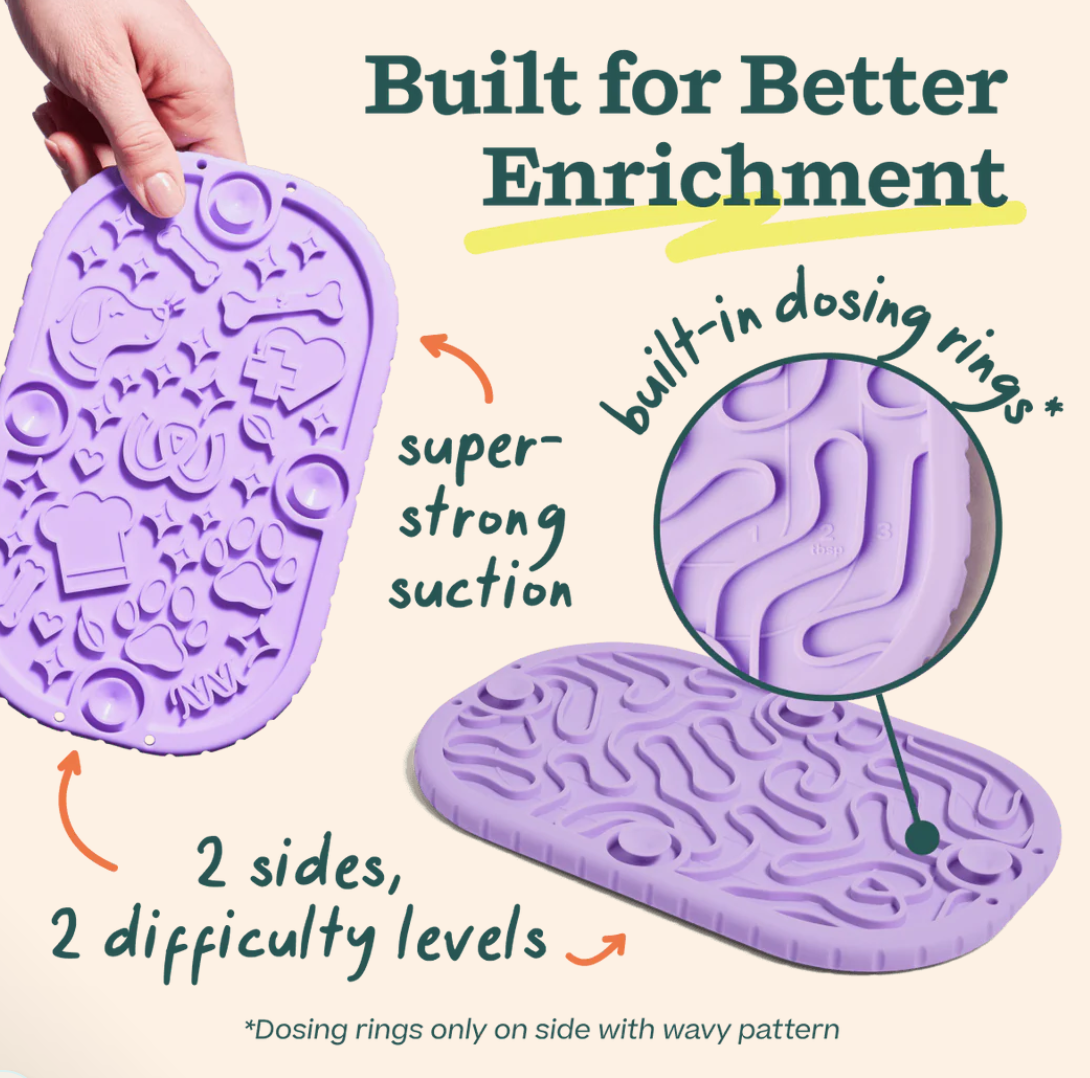 Woof FlipMat eating accessory shown from a detail or packaging angle highlighting product features.