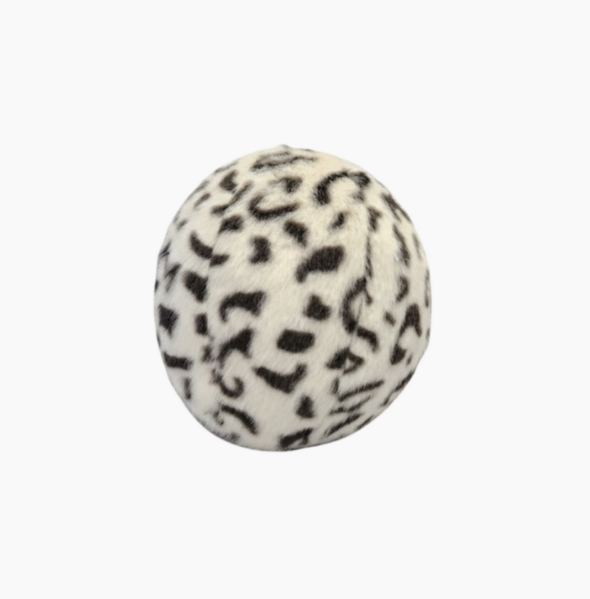 Fluff & Tuff | Snow Leopard Ball (Squeakerless)