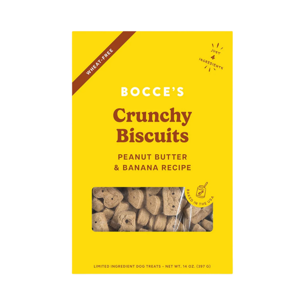 Bocce's Bakery | Crunchy | PB & Banana Biscuits