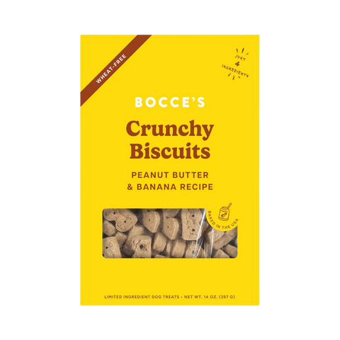 Bocce's Bakery | Crunchy | PB & Banana Biscuits