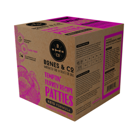 Bones & Co | Turkey Cube 18lb (Frozen)