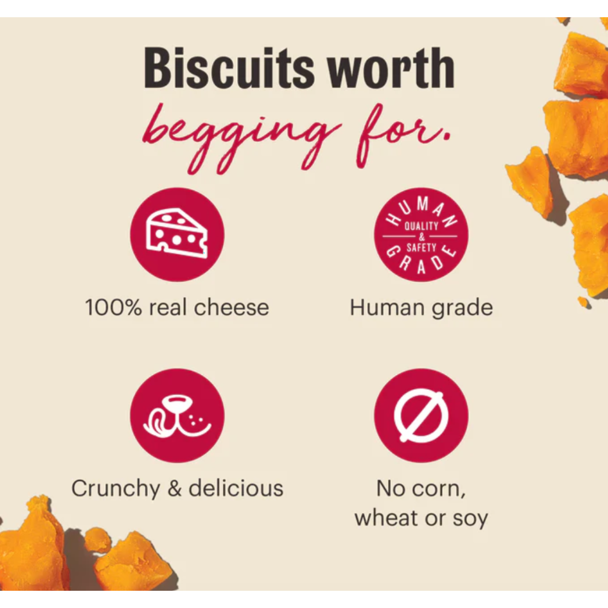 Honest Kitchen | Cheddar Biscuits