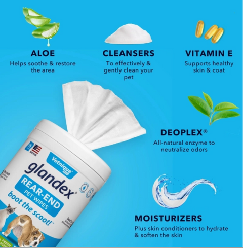 Glandex | Anal Gland Wipes 75ct