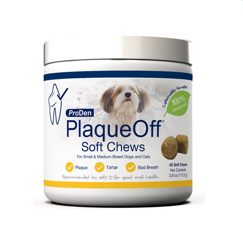 ProDen PlaqueOff | Soft Chews | Small/Medium Breed
