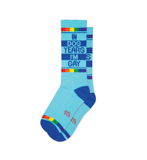 In Dog Years I'm Gay Crew Socks
