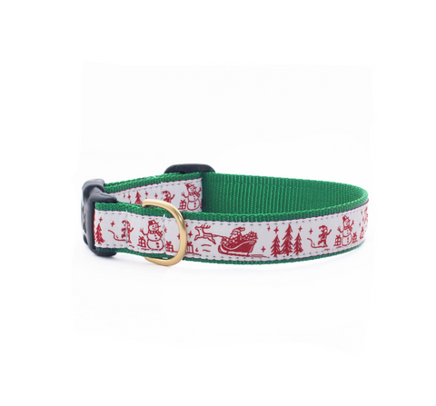 Christmas Toile Collar