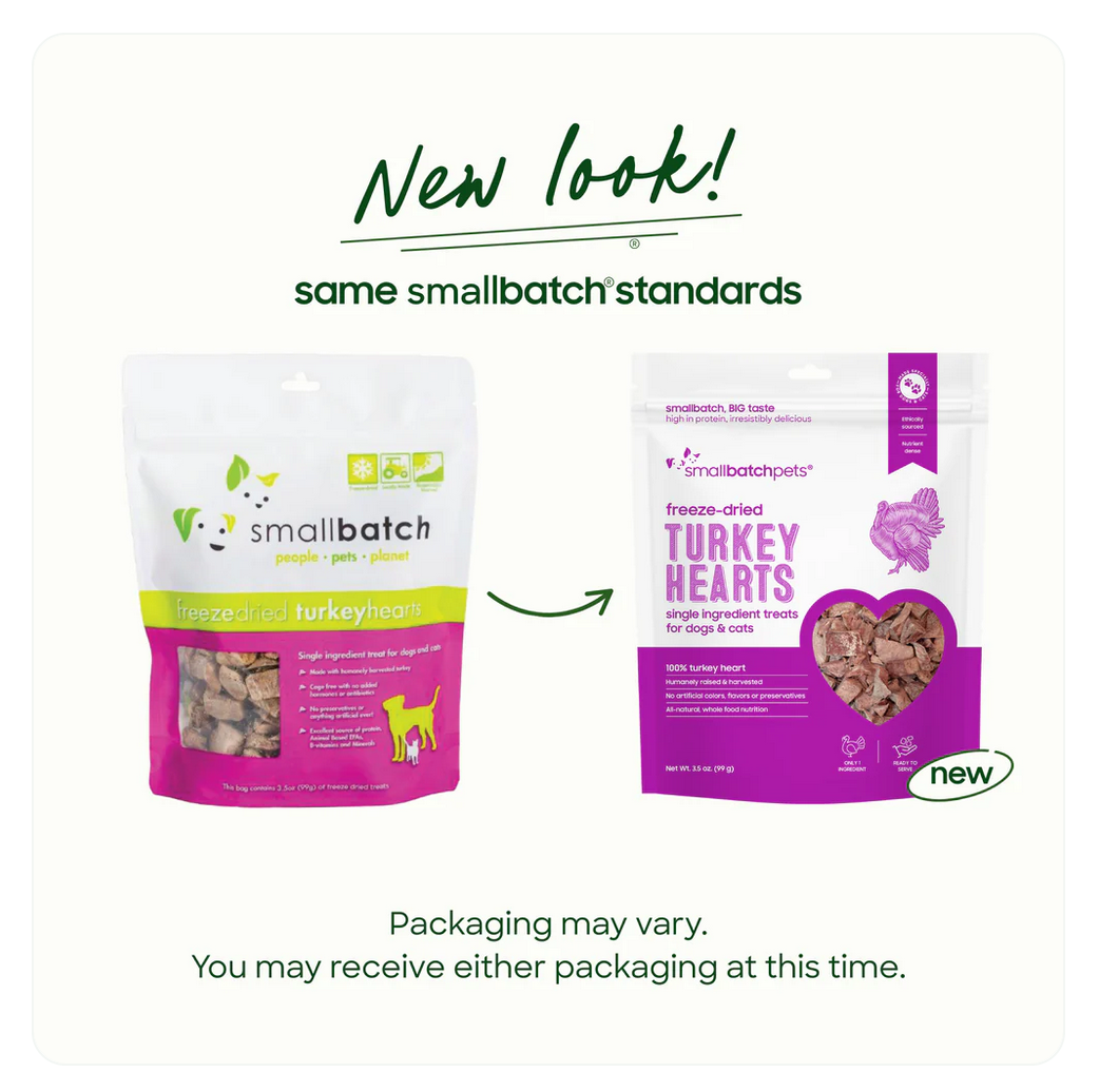 Small Batch | Freeze-Dried Hearts | Turkey