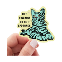 Sticker | Not Friendly Do Not Approach