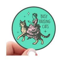 Sticker | Busy Raising Cats