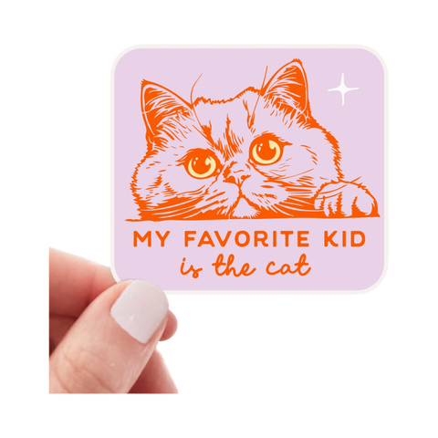 Sticker | My Favorite Kid Is The Cat