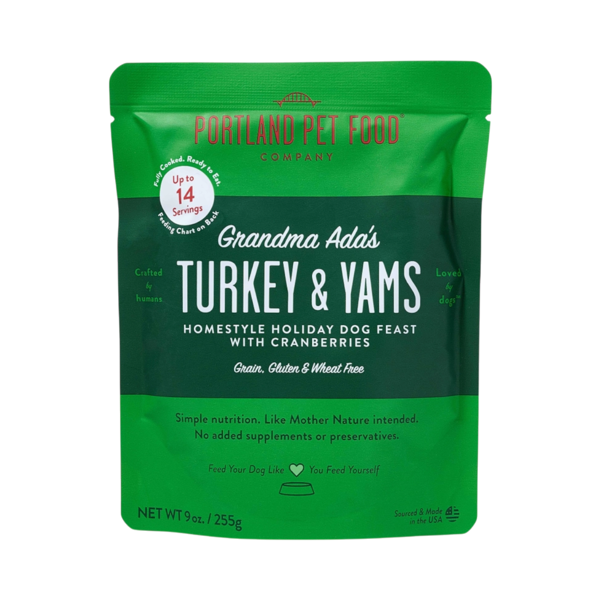 Portland Pet Food | Grandma Ada's Turkey and Yams Meal