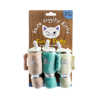 Snuggly Cup 3-Pack Organic Catnip Toy