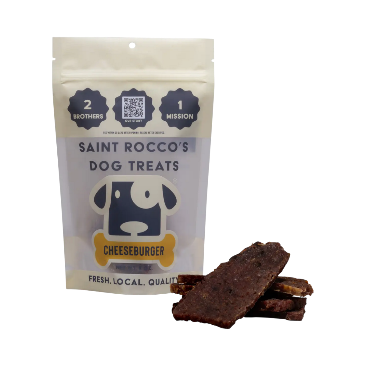 Saint Rocco's Treats | Cheeseburger 8oz