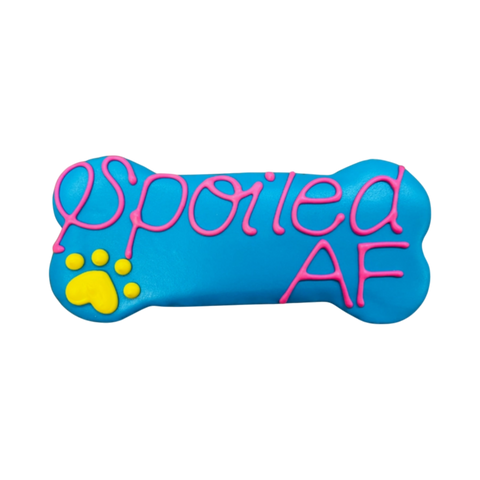 Spoiled AF 6" Dog Cookie (colors vary)