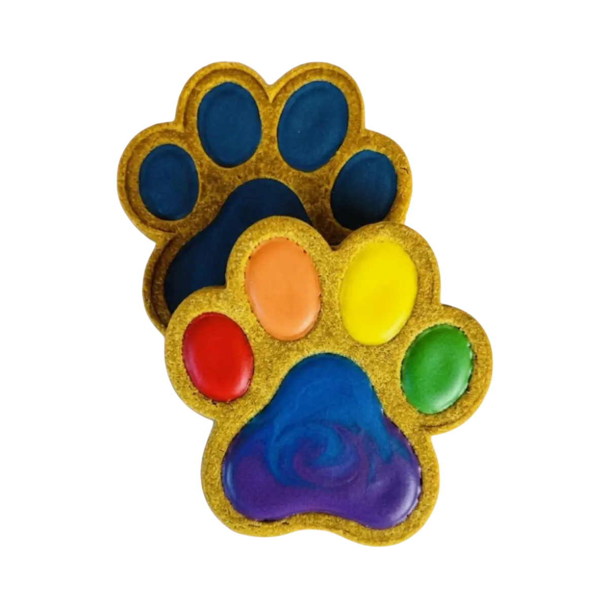 Rainbow Puppy Paws