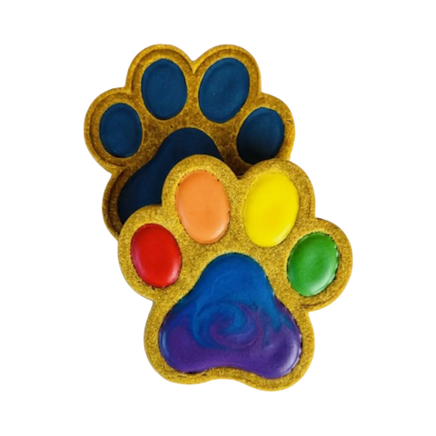 Rainbow Puppy Paws