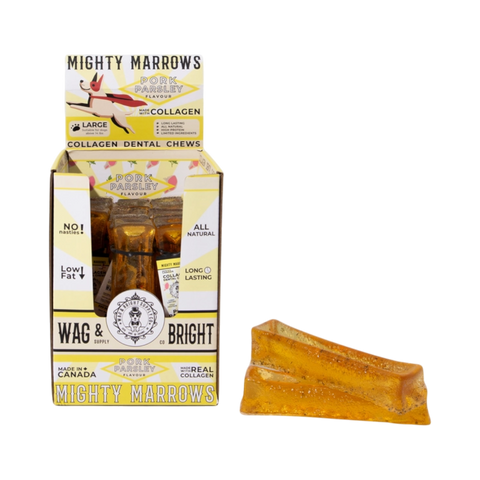 Mighty Marrows Dental Chew | Pork & Parsley