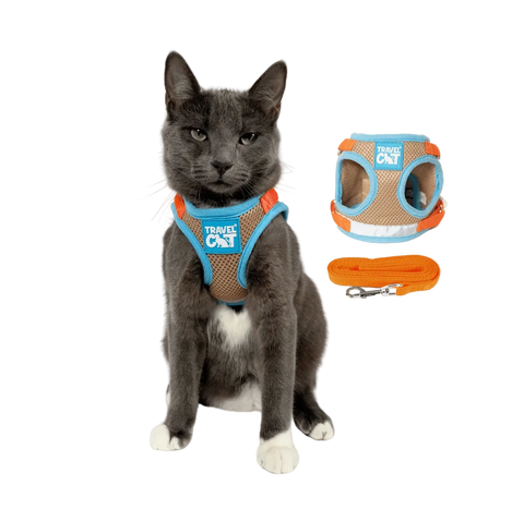 Travel Cat | "The Oasis" Cat Harness & Leash Set