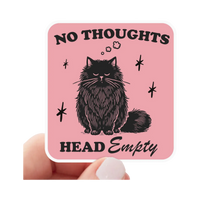 Sticker | No Thoughts Head Empty