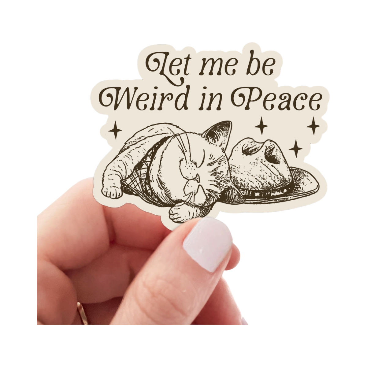 Sticker | Let Me Be Weird in Peace