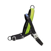 Zee.Dog SofterWalk Harness in NOX colorway, a sleek black no-pull dog walking harness.