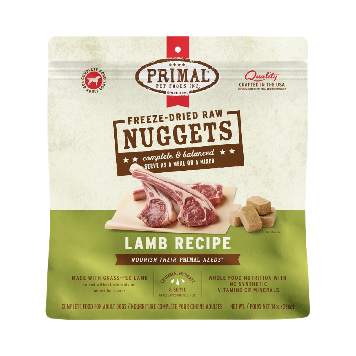 Primal | Freeze-Dried | Lamb Nuggets