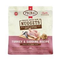 Primal | Freeze-Dried | Turkey & Sardine Nuggets