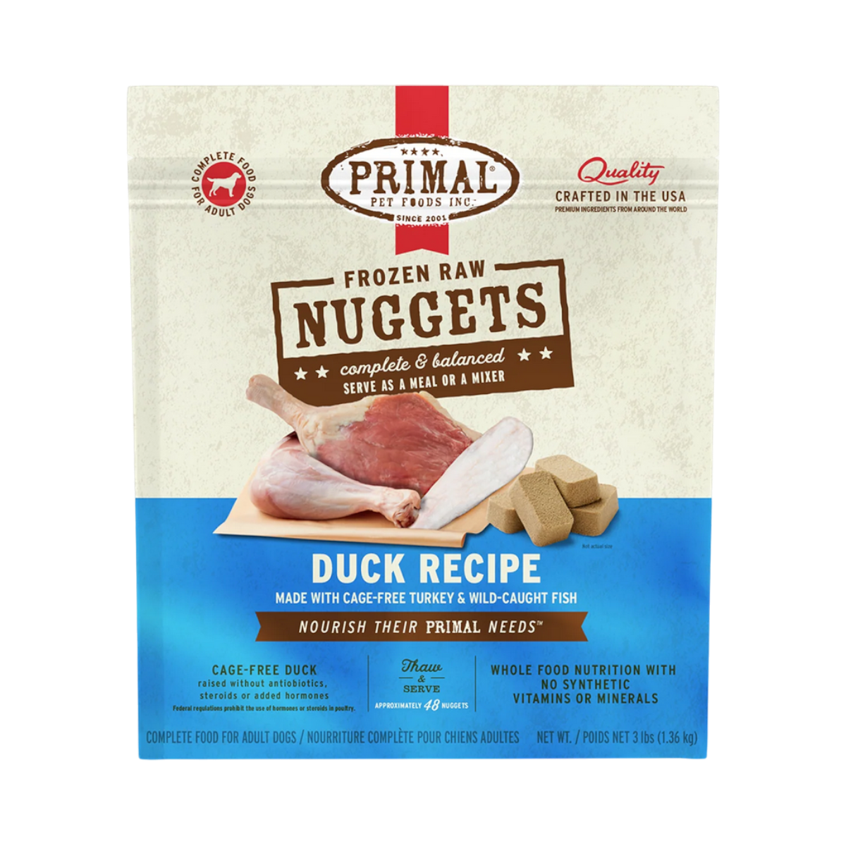 Primal | Canine Frozen Raw | Duck