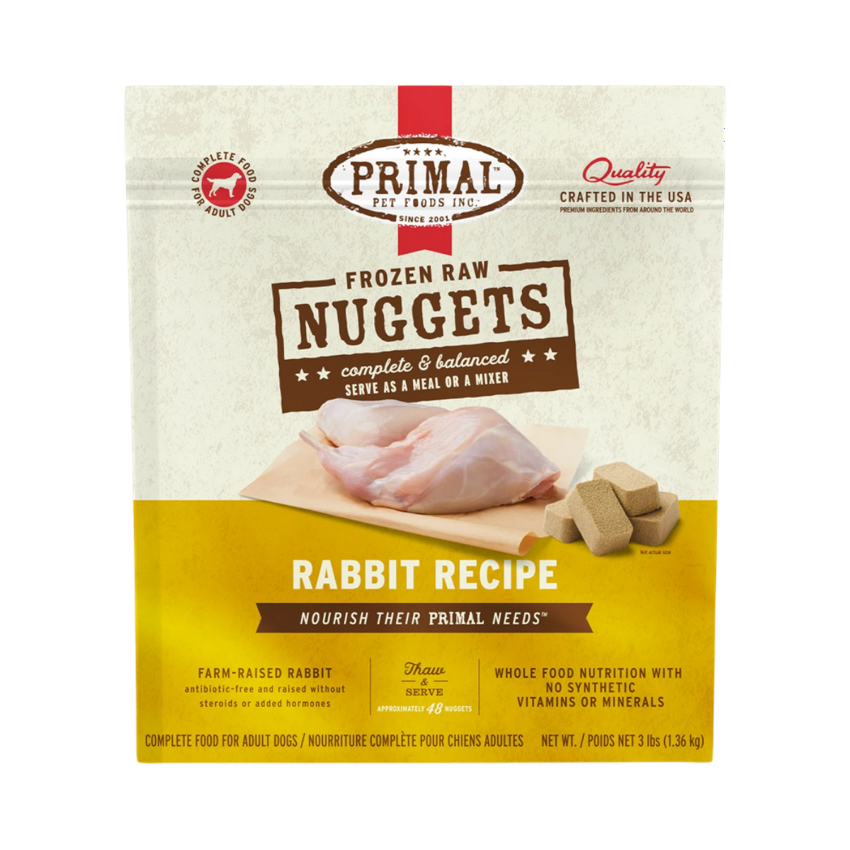Primal | Canine Frozen Raw | Rabbit