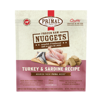 Primal | Canine Frozen Raw | Turkey & Sardine