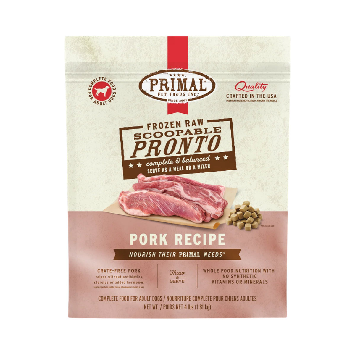 Primal | Pronto | Pork 4lb