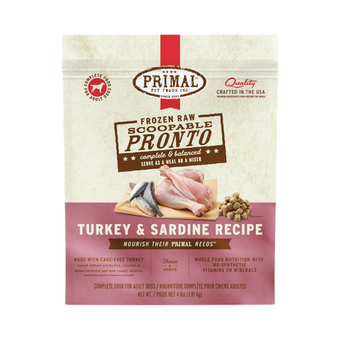 Primal | Pronto | Turkey & Sardine 4lb