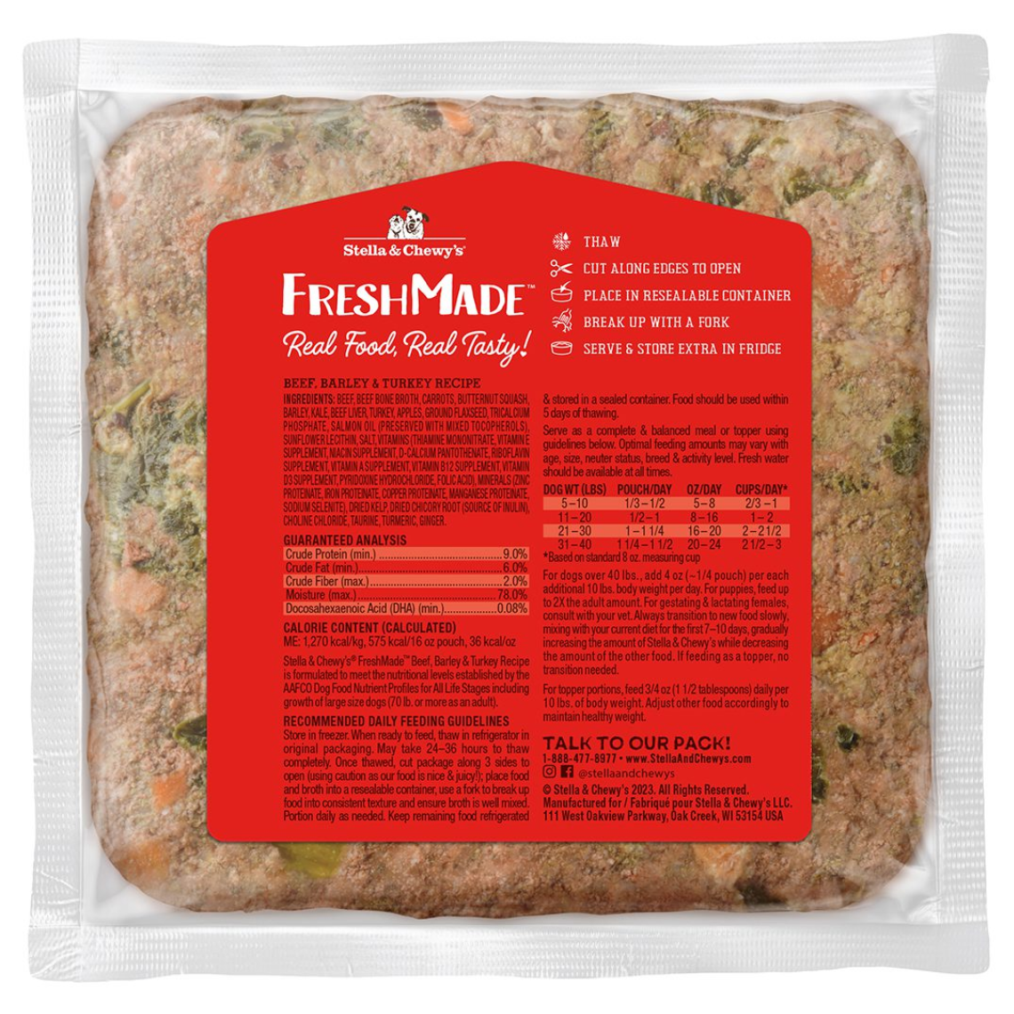 Stella & Chewy | Freshmade | Beef & Grains