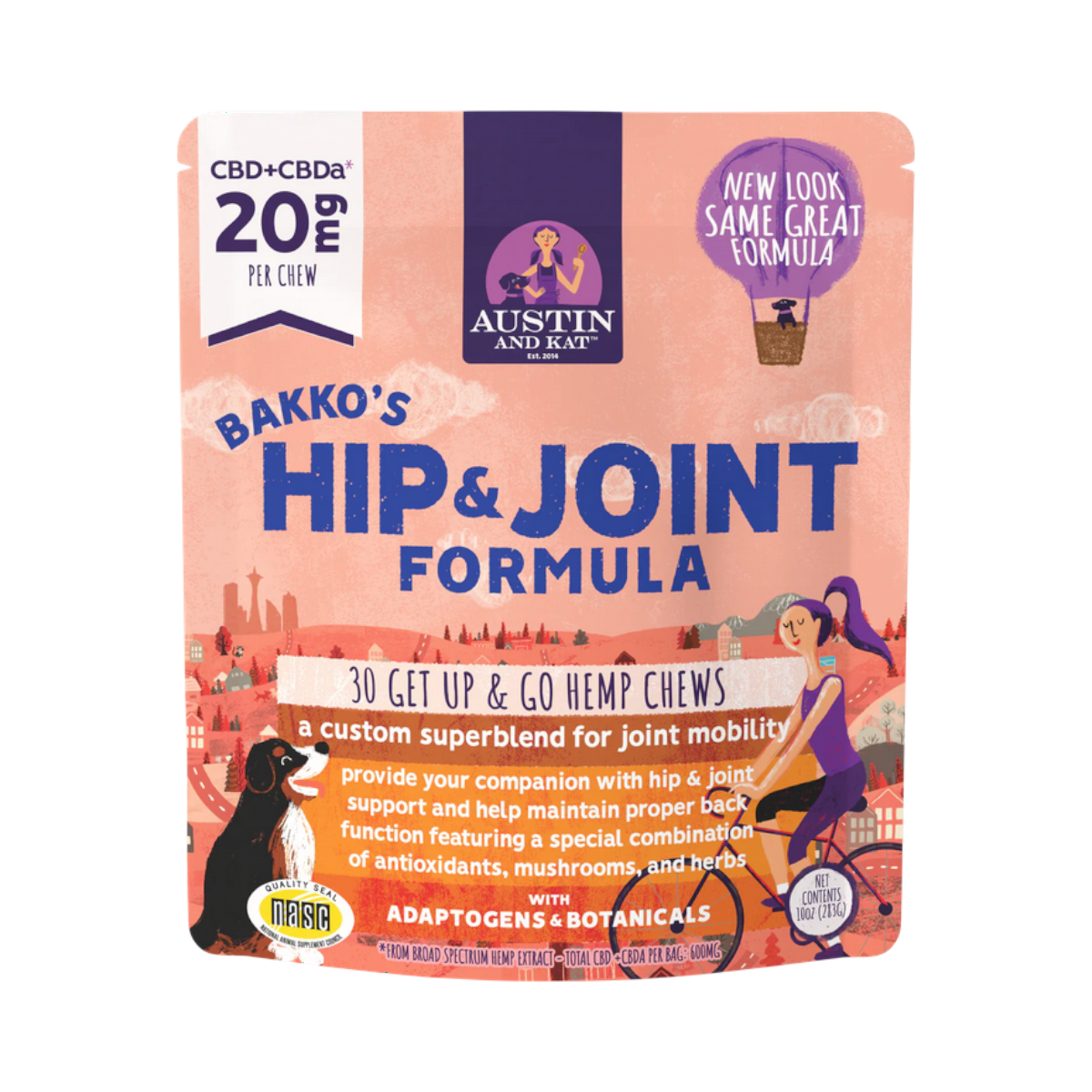 Austin & Kat | Bakko's Hip & Joint Chew 20mg