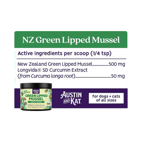 Austin & Kat | Green Lipped Mussel Powder