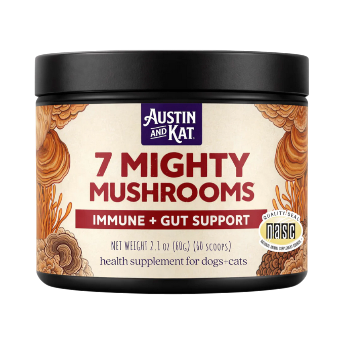 Austin & Kat | Mighty Mushrooms Supplement
