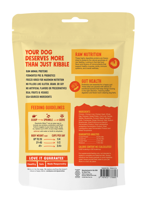 Rawbiotic Bites Food Topper | Chicken