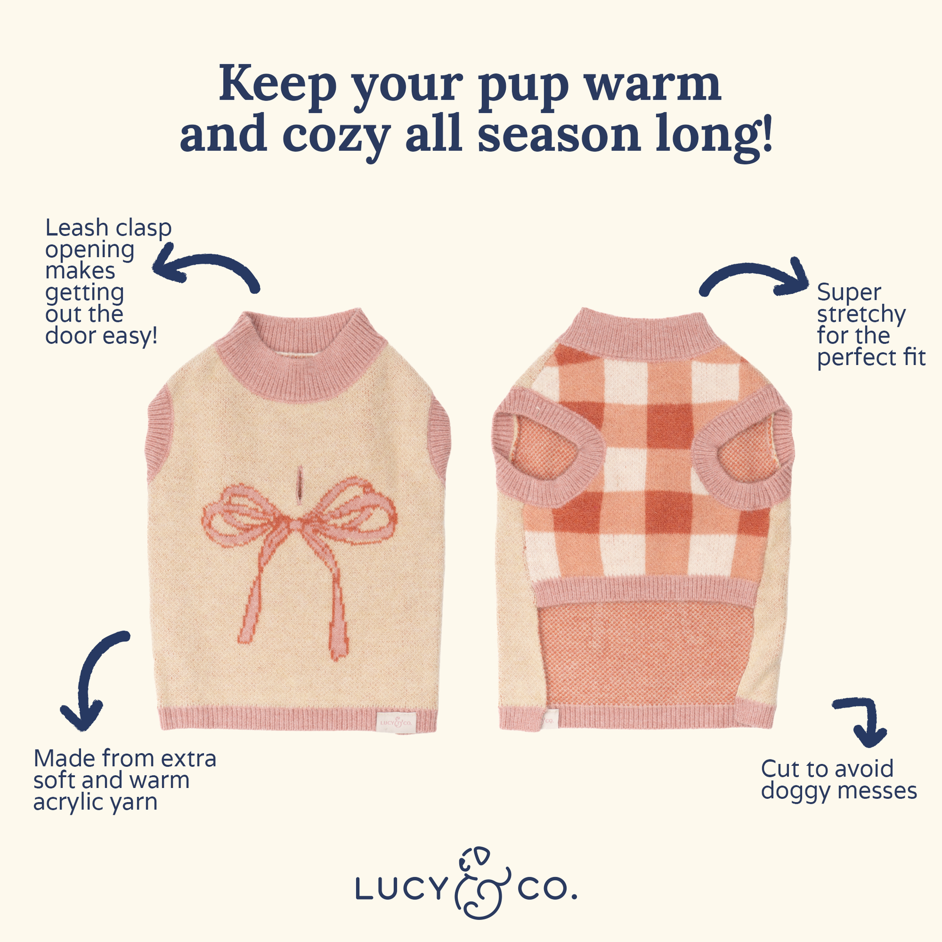Lucy & Co. | Take a Bow Sweater
