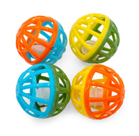 Pet Palette Distribution Lattice Ball 1.75" being batted by a cat during active play session.