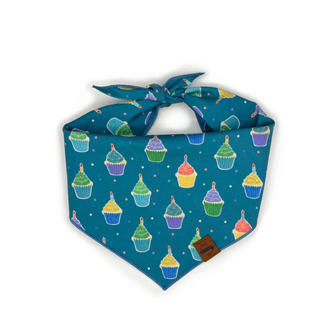 Pupcakes Bandana - Teal