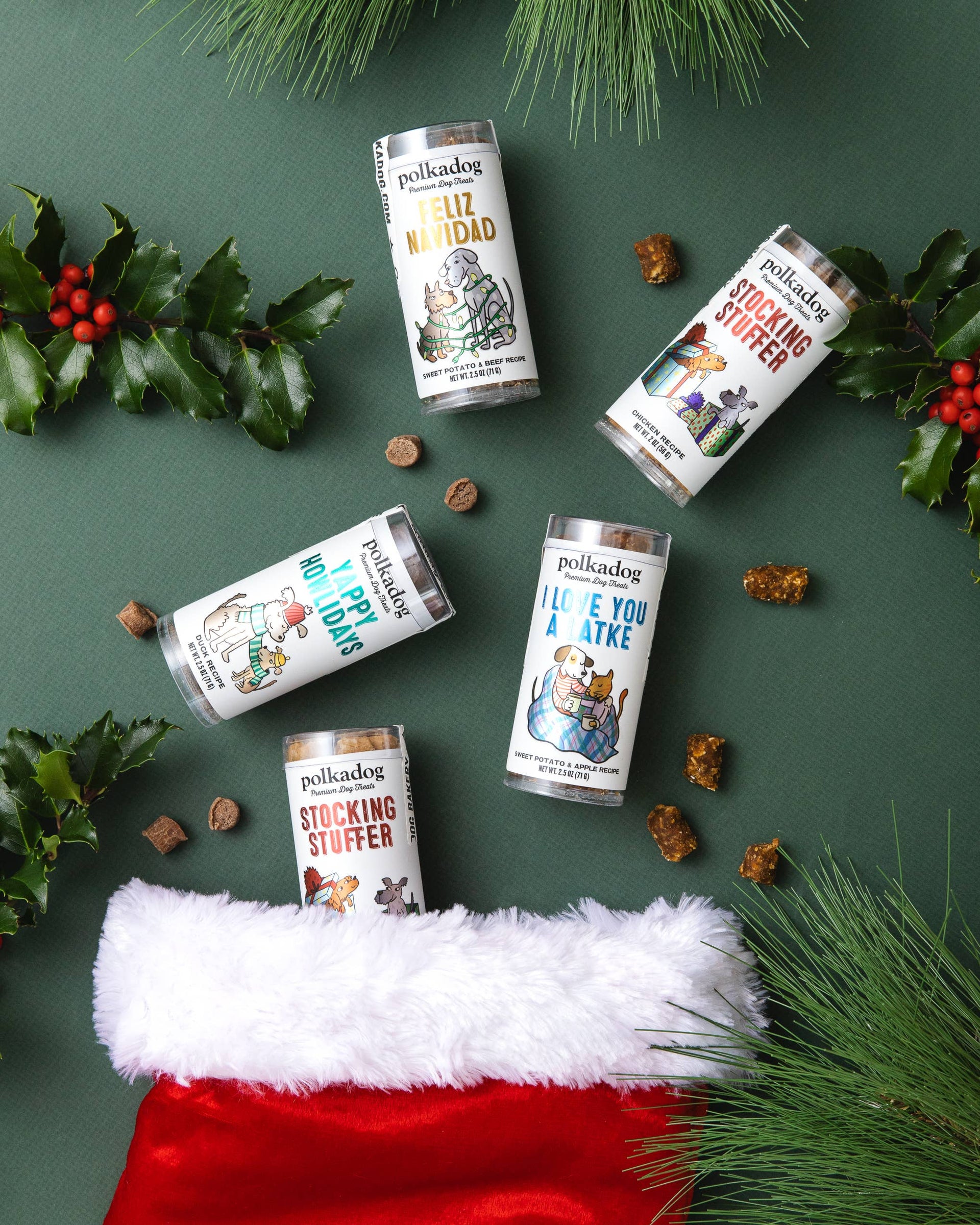 Polkadog | Feliz Navidad Stocking Stuffer