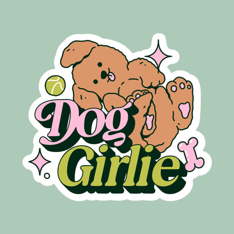 Dog Girlie Sticker