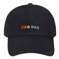 Rainbow Dog Dad Baseball Cap