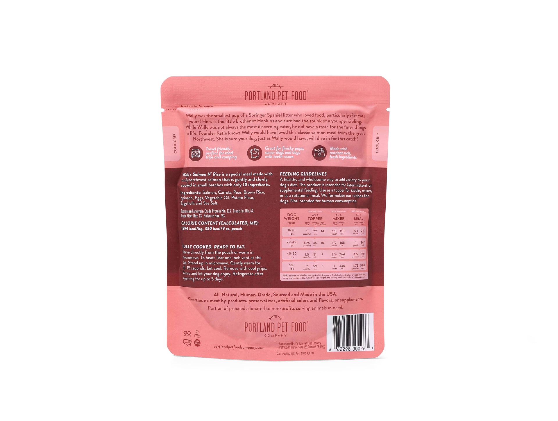 Portland Pet Food | Wally's Salmon N' Rice Meal