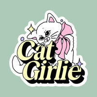 Cat Girlie Sticker