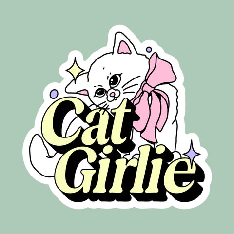 Cat Girlie Sticker