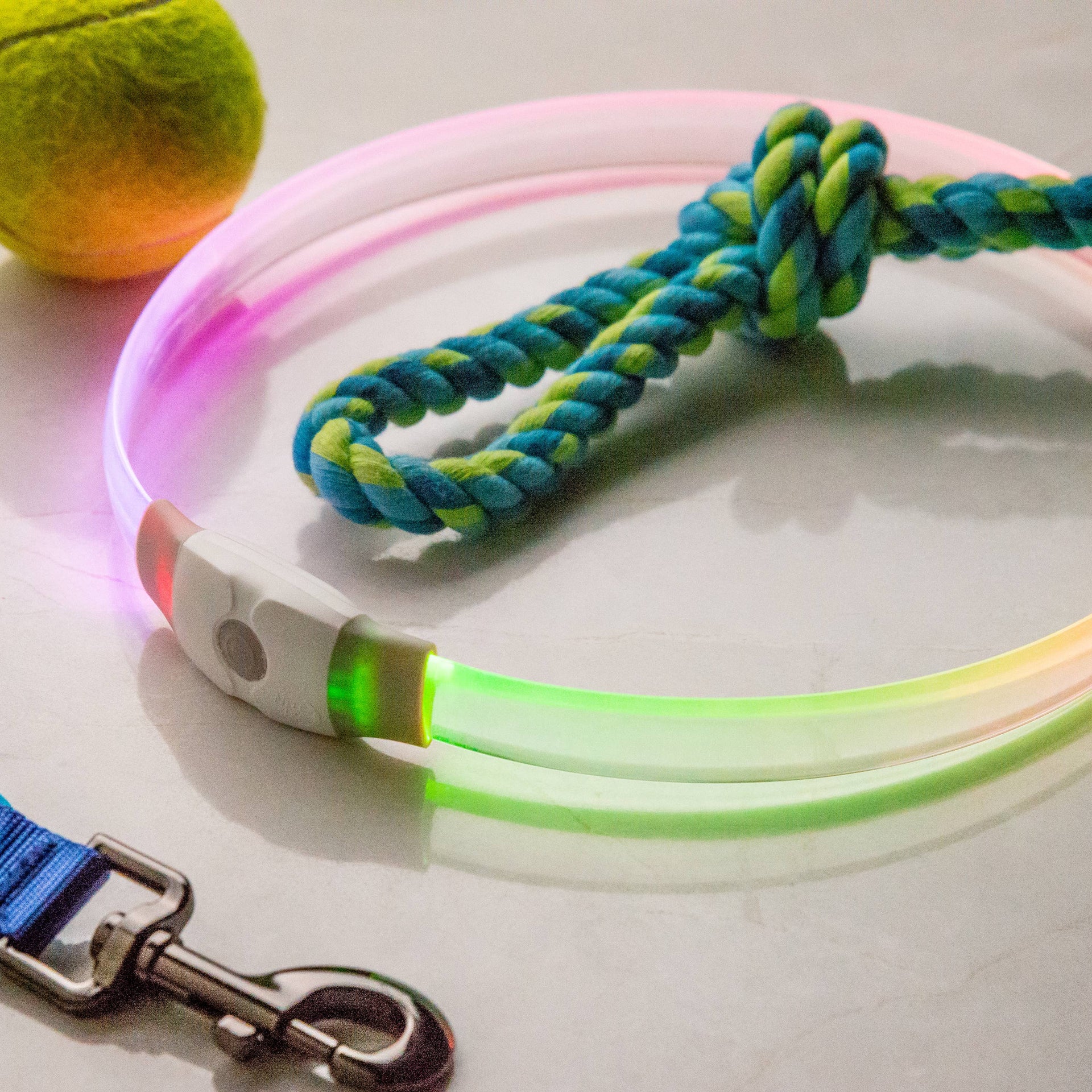 Nite Ize NiteHowl Max Rechargeable LED Safety Necklace Disco