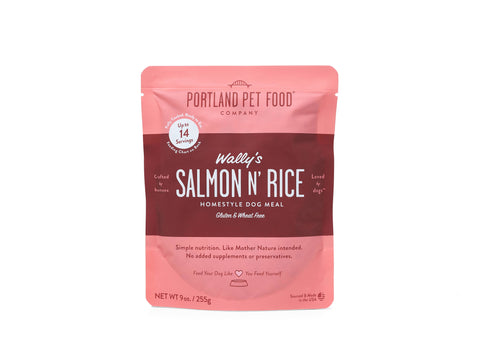 Portland Pet Food | Wally's Salmon N' Rice Meal