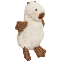 X-Brace Clover Capybara plush toy showing detailed stitching and fabric texture in close-up view.